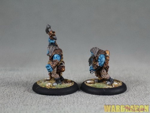40mm Hordes WDS painted Trollbloods Krielstone Bearer & Scribes w15 - Picture 4 of 9
