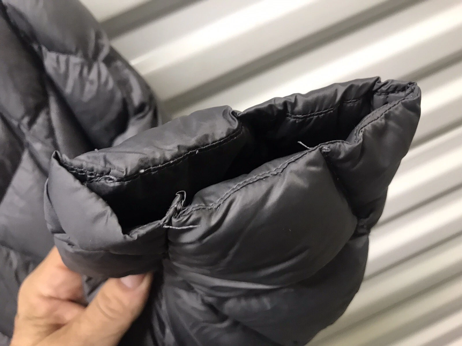 Michael Kors MK Coat Gunmetal (Grigio Scuro) Giacca Puffer Cappuccio Donna Taglia XL