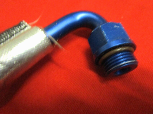 -8 BMRS Stainless Steel Hose & Fittings 13-1/2" Long NASCAR Late Model - Picture 2 of 4