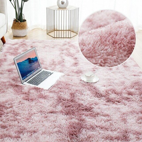 Soft Mat Thick Carpet Living Room Plush Bed Room Fluffy Floor Home Decor Rug - Picture 6 of 32