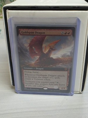 Goldspan Dragon (Extended Art) Kaldheim Foil