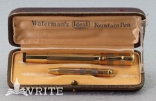 PARURE WATERMAN'S 42 FOUNTAIN PEN & PENCIL IN BOX