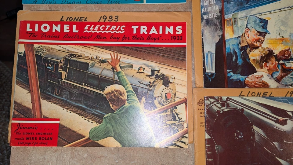 (7) LIONEL MODELO TRENES TREN SURTIDO VINTAGE CATÁLOGOS MINORISTAS FOLLETOS lote 2 Foto 3 de 4