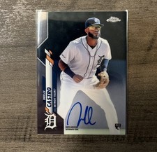 2020 Topps Chrome Baseball Rookie On Card Autographs #RA-WC Willi Castro RC. rookie card picture