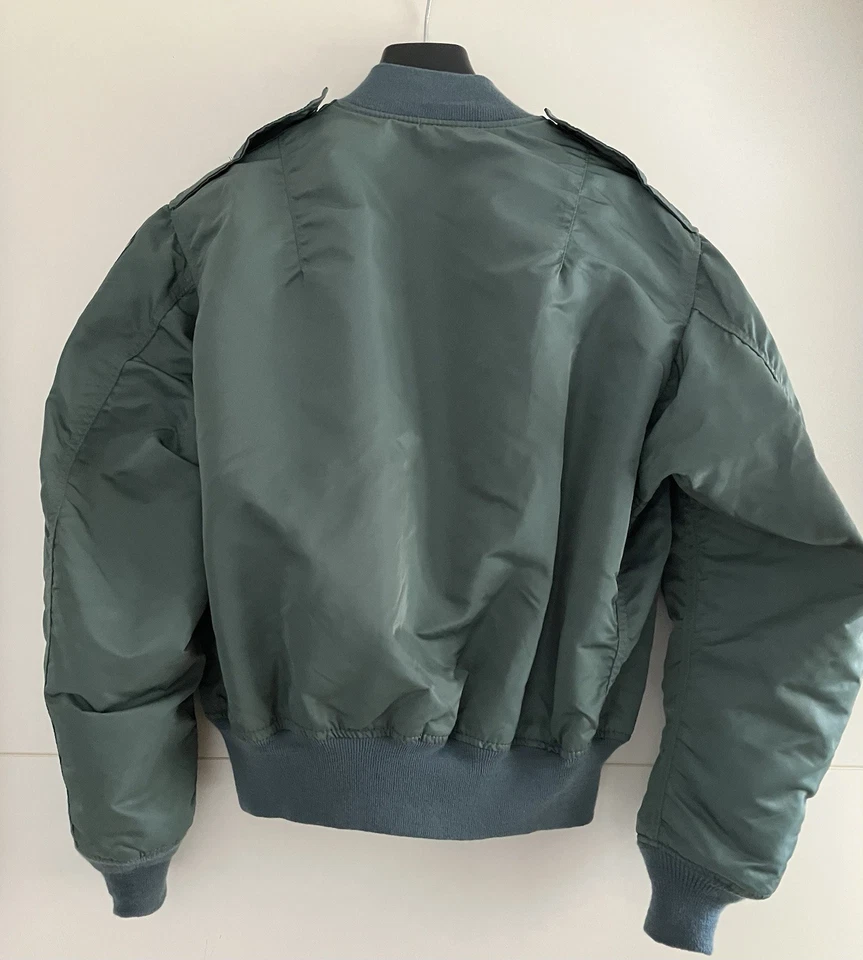 Alpha Industries L2B Flight Jacket Vintage Bomberjacke Sage Green G. L (Large) - Bild 2 von 4