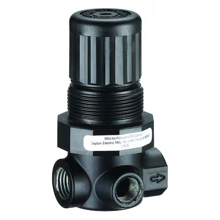 Speedaire 4Zm08 Compressed Air Regulator, Aluminum, 1/4 In N