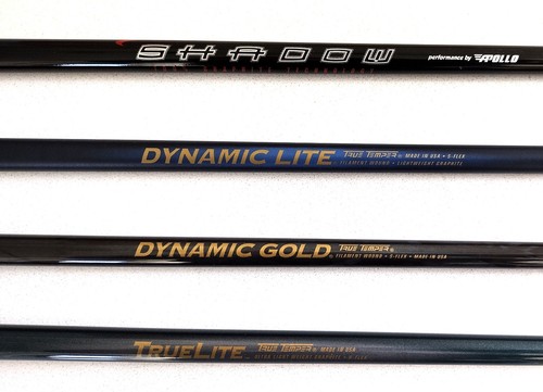 Golf shaft Graphite & Steel - True Temper, Apollo, Harrison, Precision & Kemper