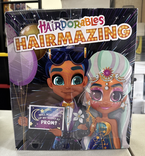 Hairdorables Hairmazing Prom Perfect Neila & Logan 2 Doll Figure Set SEALED R4 - Picture 2 of 2