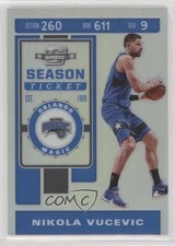 2019 Panini Contenders Optic Season Ticket Silver Prizm Nikola Vucevic #44 10qe