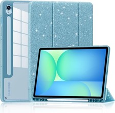 Slim Light Tri-fold Stand Case for Samsung Galaxy Tab S10 Lite 10.9-Inch - Blue