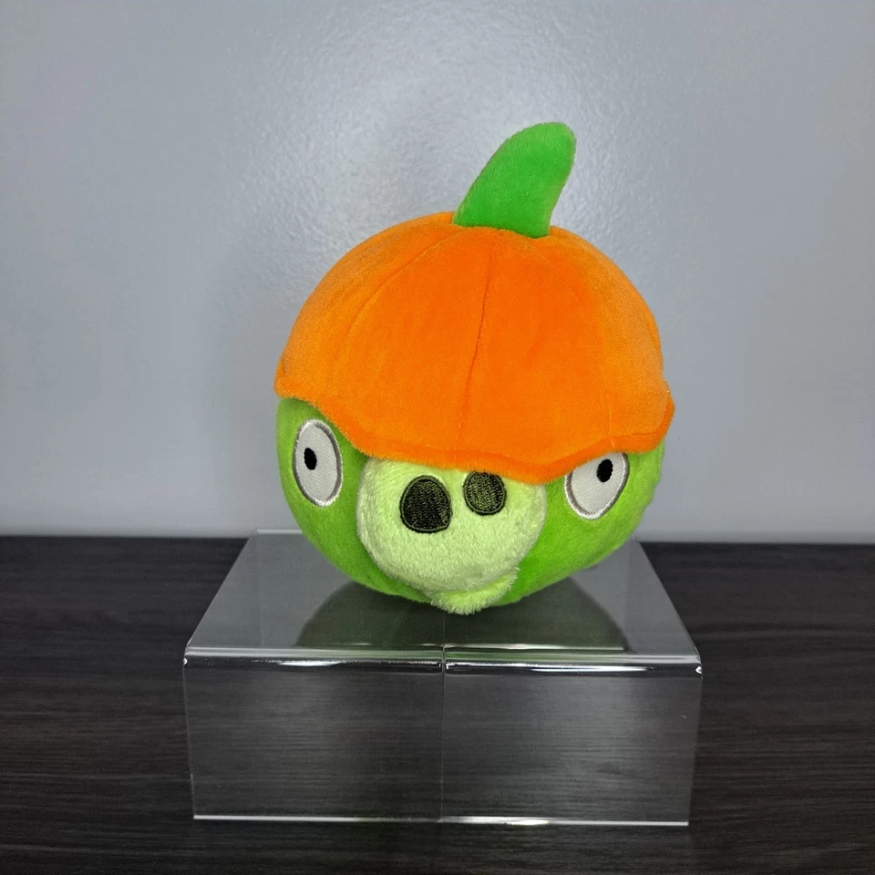 Peluche Angry Birds Seasons Pumpkin Pig Halloween ¡Raro! 5,75" CWT G11 HK-98 Foto 2 de 4