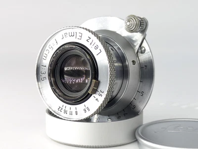 Vidéo*[Near MINT] Leica Leitz Elmar 5cm 50mm f/3.5 L39 Standard JP 2 #1 day... - Photo 1/4