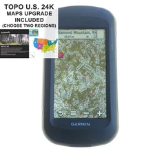 Garmin Montana 680t GPS w/ TOPO U.S. 24K Maps Upgrade Choose Two Regions!