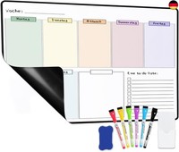 40×30Cm Wochenplaner Abwischbar, Magnetisch Whiteboard Wochenplaner Abwischbar