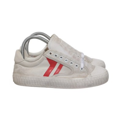 Bama, Canvas Sneaker, Größe: 36, Weiß/Rot, Unisex (Erwachsene) #EeX