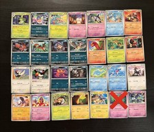 Pokemon Pitch Black Unreleased Lot Of 27 Different Cards Master Set Filler