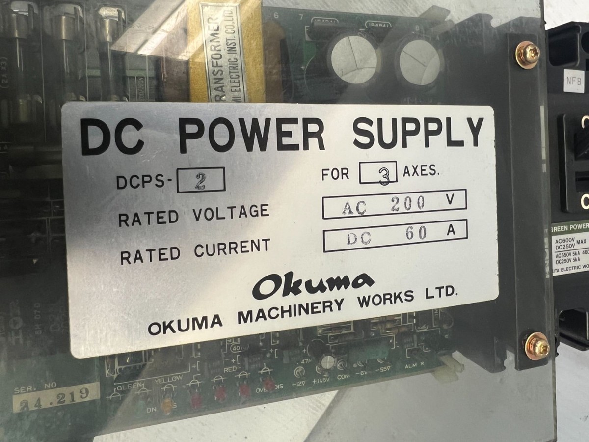電源ユニット Okuma DC POWER SUPPLY DCPS-2 OKUMA DCPS-2 DC POWER SUPPLY | eBay