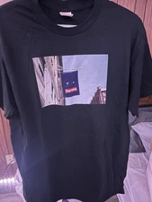 Supreme Banner Tee Black Medium FW19 