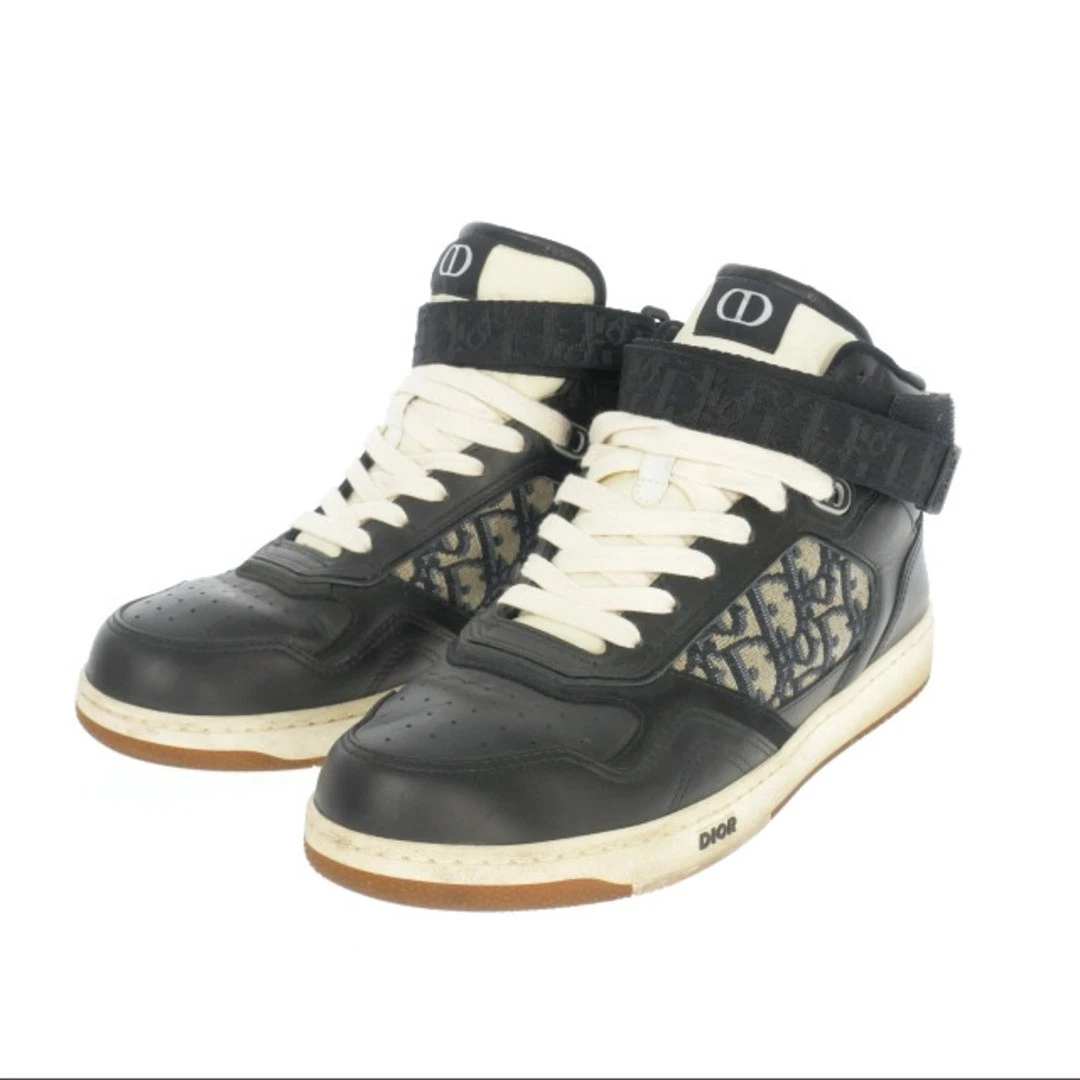 Baskets montantes Dior Oblique 41 noir 21C CL occasion df00e402503a1c59cf0ed432