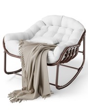 Schaukelstuhl Schaukelsessel Lounge-Sessel Relaxsessel Liege Wohnzimmer Terrasse
