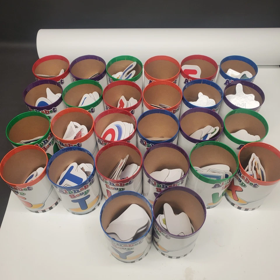 Juego de 209 piezas de clasificadores de sopa de alfabeto preescolar educación en el hogar de recursos de aprendizaje  Foto 3 de 4