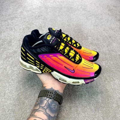 Nike Air Max Plus 3 TN3 Herren UK 9 Hyper Violet Laser Orange CJ9684-003