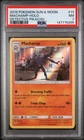 2019 POKEMON SUN & MOON DETECTIVE PIKACHU #13 MACHAMP-HOLO PSA 7