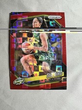 Sue Bird 2025 Panini Prizm WNBA RED PANDORA PRIZM #d 130/199 #38 SEATTLE STORM
