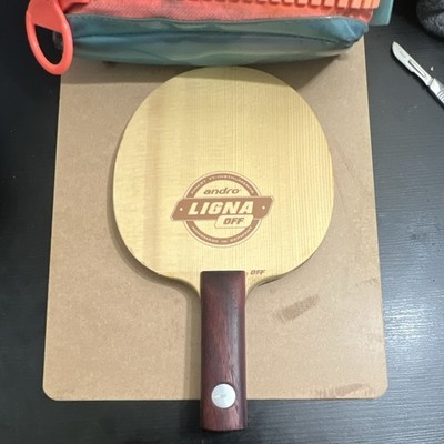 Vintage andro LIGNA OFF Table Tennis Paddle Blade Wood Handle - Model LIGNA OFF