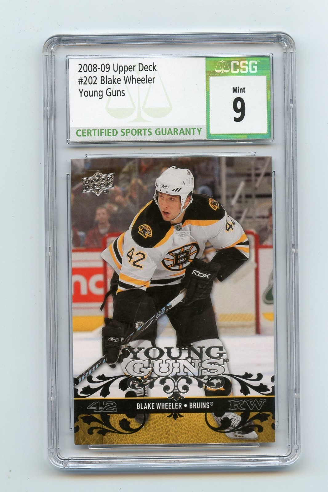 2008-09 Upper Deck - Young Guns Blake Wheeler #202 (RC)