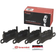 Brembo P65037 Rear Prime Semi-Metallic Brake Pads Set Kit for 14-16 Porsche 911