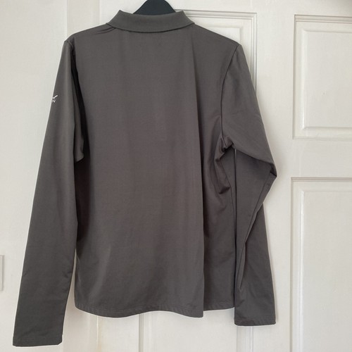 Island Green Women's Polo Shirt Size 14 Long Sleeve Grey Excellent - Picture 6 of 10