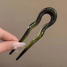 Women U Shaped Hairpin French Style Hair Pin Hair Stick Hair Fork Stick Pins NEW