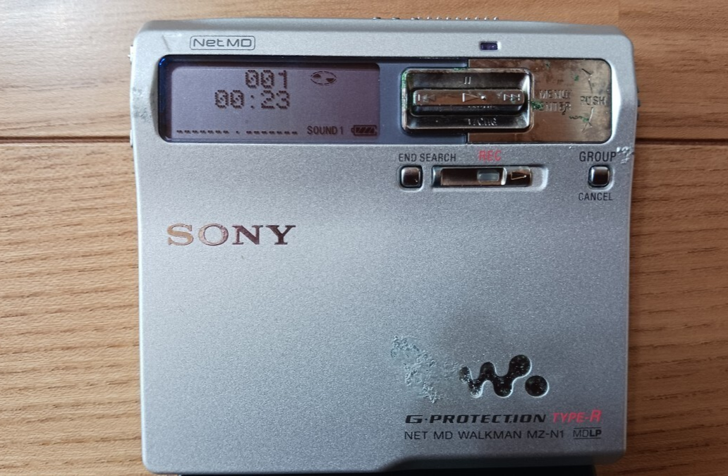 Sony MZ-S1 Net MD Sports Walkman - Enregistreur MiniDisc - G-Protection - Testé