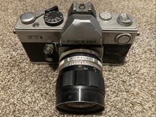 Vtg Petri FT II 35mm SLR Film Camera w/ CC Auto 35mm f/2.8 Lens - Japan AS-IS