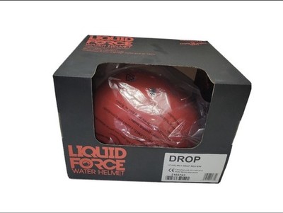 NIB Liquid Force DROP Water Helmet - RED - Adult Size S/M
