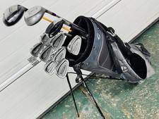 Mens R/H Wilson TaylorMade Full Golf clubs set, Irons, Driver, Woods, Putter,Bag