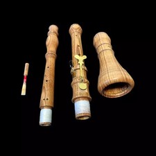 Chinese locust wood Baroque Oboe, Hand made, Wooden oboe A-415HZ, free reed