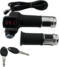 1 Pair EBike Throttle Grip, Universal Electric Bicycle Scooter Twist Handlebar w