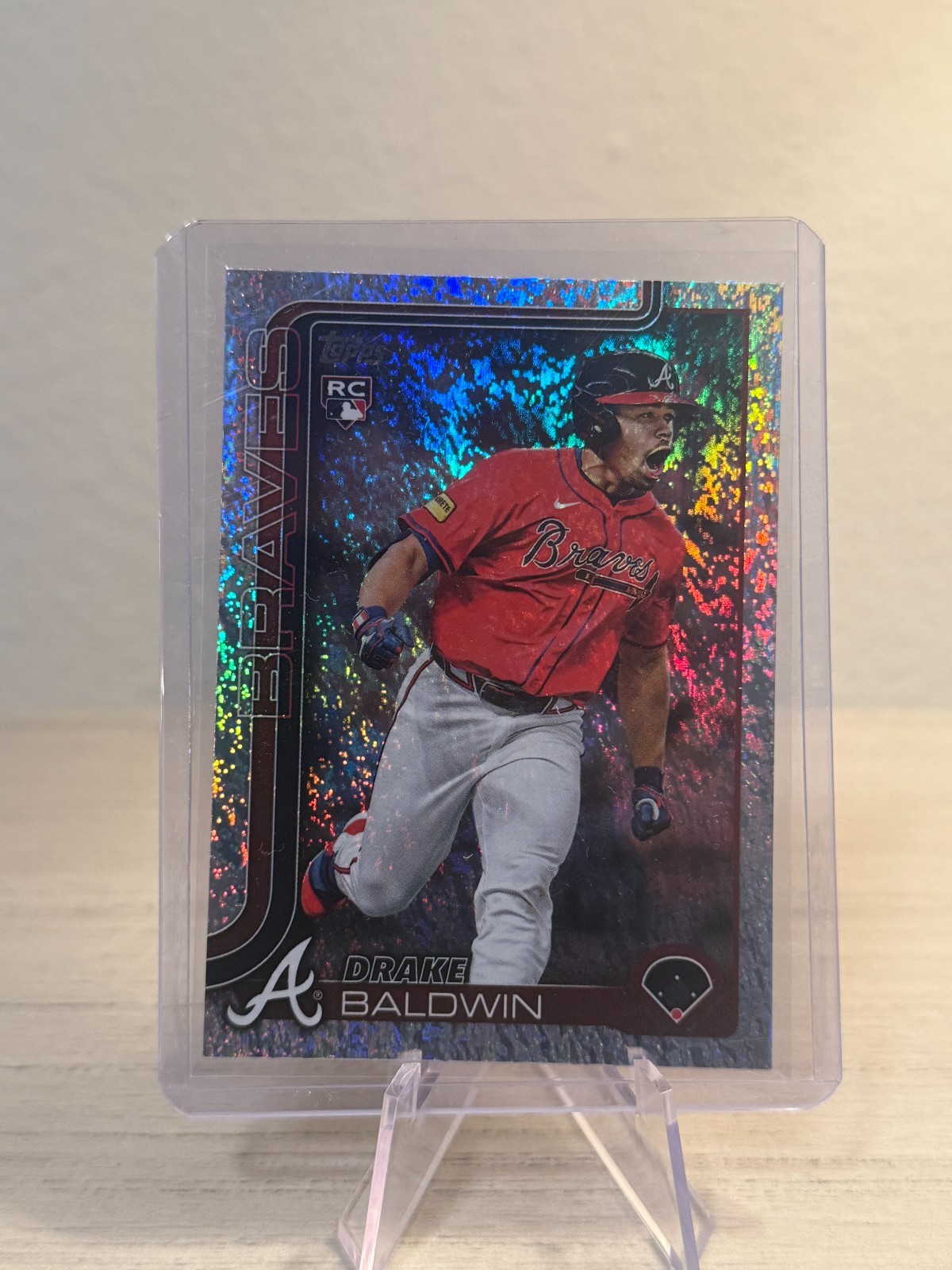 2025 Topps Update Drake Baldwin Holo Foil Parallel #US87 Atlanta Braves