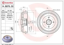 Tambour de frein Peugeot 208