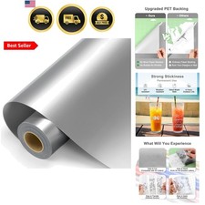 Silver Permanent Vinyl - Silver Adhesive Vinyl Roll For All Cutting Machine ...