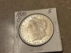 1881-O Morgan Silver Dollar - New Orleans Mint - EF/AU.