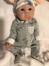 18 Inch Reborn Baby Dolls Silicone Full Body Girl Realistic Newborn Doll Gift