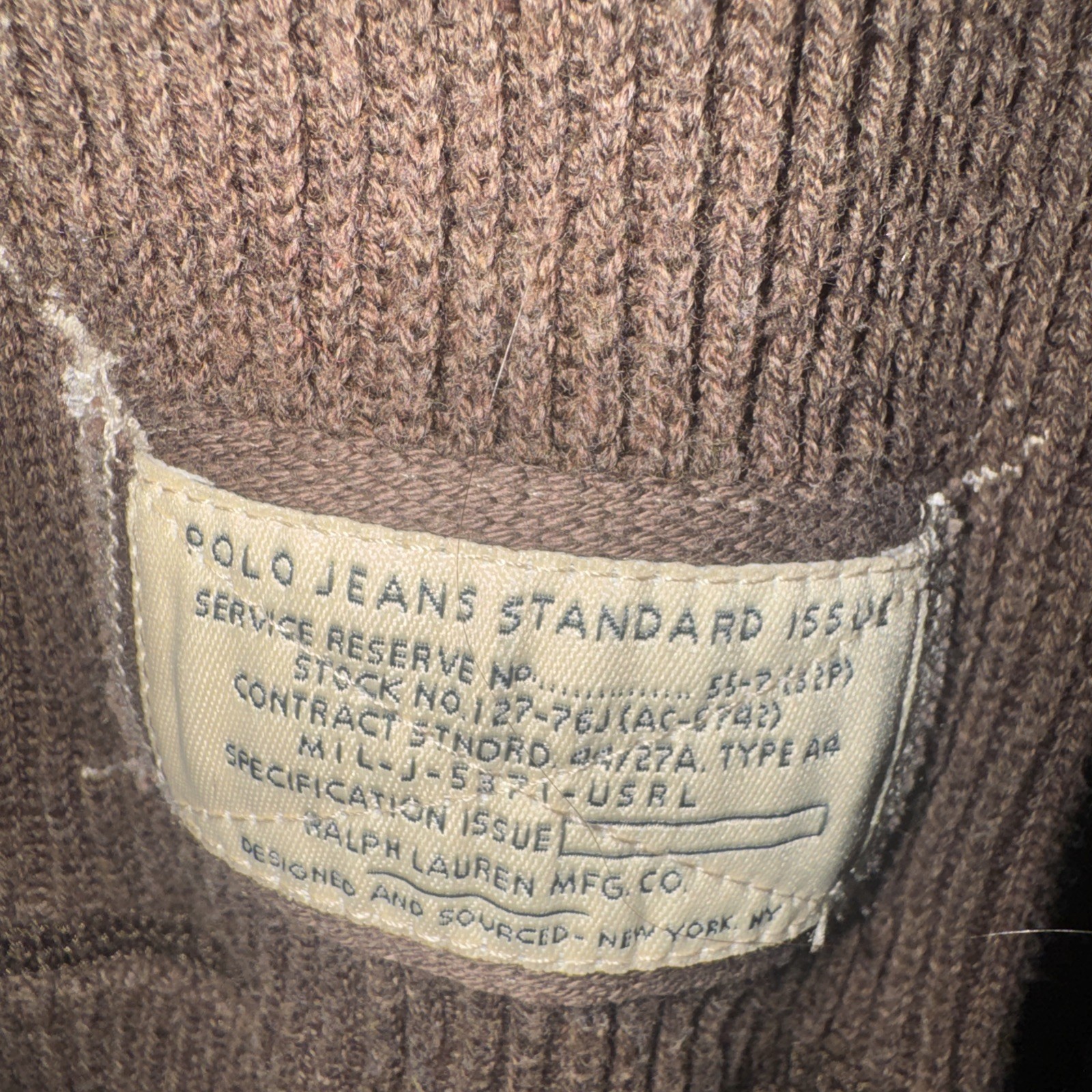 Polo Jeans Co Ralph Lauren MFG Brown Standard Iss… - image 3
