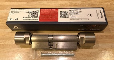 SimonsVoss Schließzylinder G2 55/40, ZK, AP, OVP, Rechnung mit MwSt, NP 750 EUR