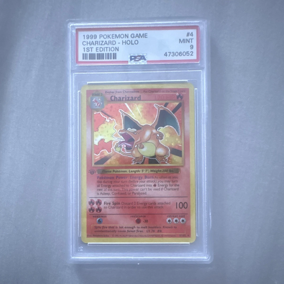 Shadowless Pokémon Charizard Individual Cards for sale | eBay UK