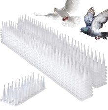 12 Pack Bird Spikes, Plastic Fence Spikes for Birds Pigeons Squirrels Raccoons