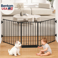 29.4-78" Extra Wide Baby Gate, Long Dog Gates Indoor for Doorways Stairs, Essent