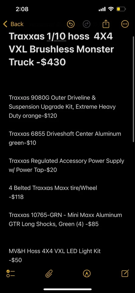 Traxxas Hoss 4x4 VXL 3S - Image 4 of 4